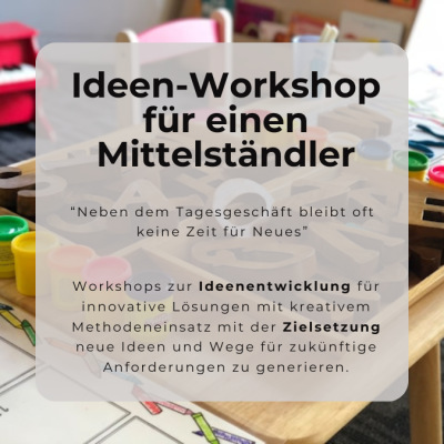 Seminarangebot Ideen-Workshop